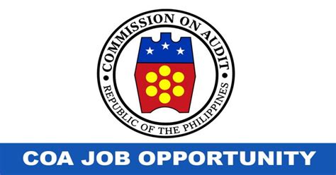 coa job vacancies|COA Regional Office 02 .